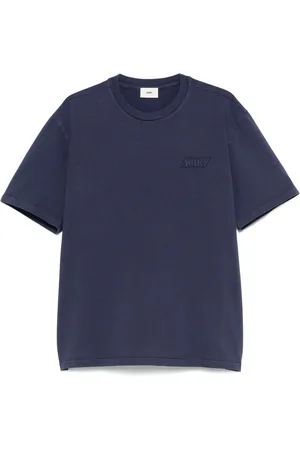 Autry Tops, Heren, Blauw, M, Katoen, Tonal Logo T-shirt