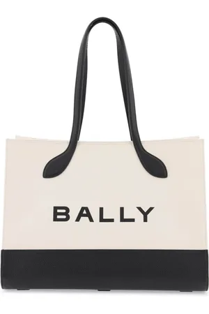 Bally Tassen, Dames, Wit, ONE Size, Katoen, Keep-On Cotton Tote Bag