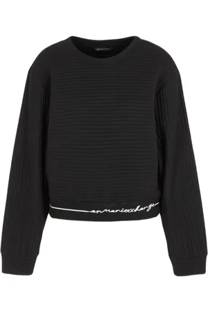 Armani Exchange Sweatshirts & Hoodies, Dames, Zwart, S, Sweatshirt
