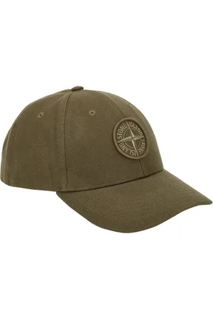 Stone Island Accessoires, Heren, Groen, ONE Size, Wol, Wol/Polyester Gabardine Pet