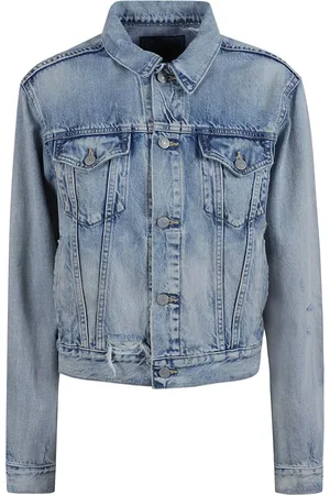 Ralph Lauren Jassen, Dames, Blauw, M, Katoen, Trucked Jacket