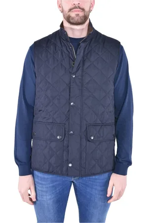 Barbour Jassen, Heren, Blauw, M, Gewatteerd Equestrian Style Gilet