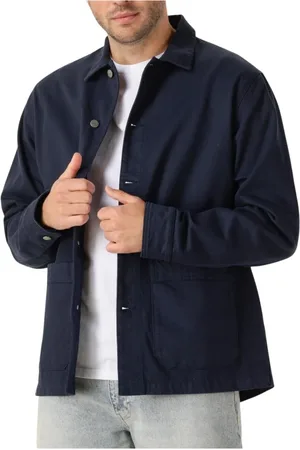 Foret Jassen, Heren, Blauw, XL, Heren Rowan Logo Overshirt