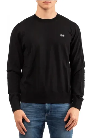Dsquared2 Sweatshirts & Hoodies, Heren, Zwart, S, Stijlvol Shirt