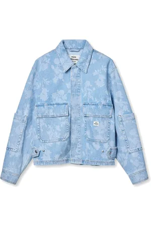 Mads Norgaard Jassen, Dames, Blauw, Xl/2Xl, Denim, Oversized Denim Jack Light Denim
