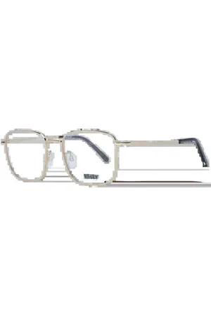 Bally Accessoires, Heren, Geel, ONE Size, Gouden Metalen Vierkante Optische Monturen