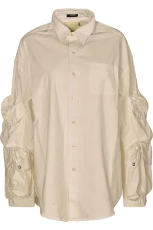R13 Blouses & Shirts, Dames, Wit, S, Stijlvol Shirt
