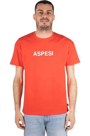 Aspesi Tops, Heren, Rood, XL, Katoen, Basic T-shirt 2