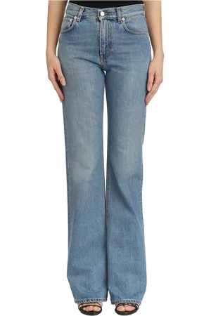 haikure Jeans, Dames, Blauw, W29, Denim, Mediterrane Blauwe Denim Flora Broek