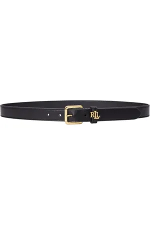 Ralph Lauren Accessoires, Dames, Zwart, M, Leer, Leren Riem