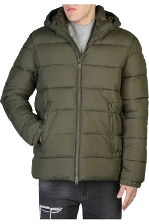 save the duck Jassen, Heren, Groen, S, Nylon, Bomberjack met ritssluiting