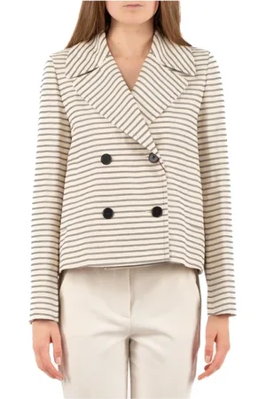 Max Mara Jassen, Dames, , 2Xs, Elegante Studio Jas