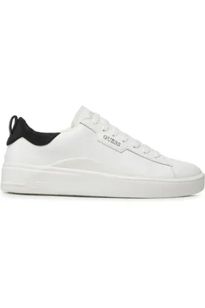 Guess Schoenen, Heren, Wit, 44 EU, Leer, Athletic Sneakers