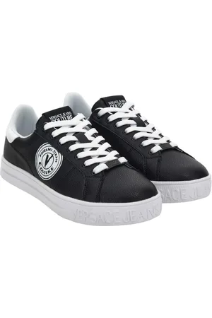 VERSACE Schoenen, Heren, Zwart, 42 EU, Sneakers