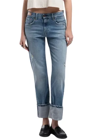 Replay Jeans, Dames, Blauw, W30, Katoen, Slim-fit Jeans