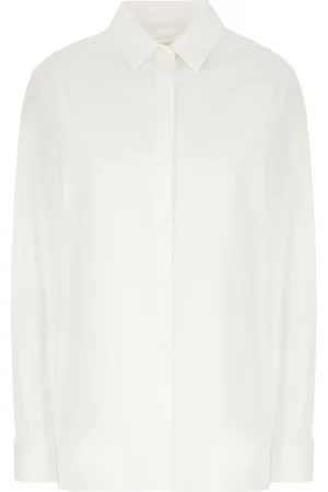 Givenchy Blouses & Shirts, Dames, Wit, M, Katoen, Oversized Shirt