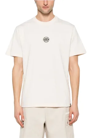 BARROW Tops, Heren, Wit, M, Katoen, Jersey T-Shirt