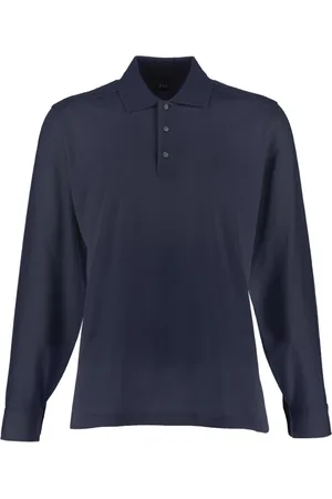 FAY Tops, Heren, Blauw, M, Stijlvolle T-shirts en Polos