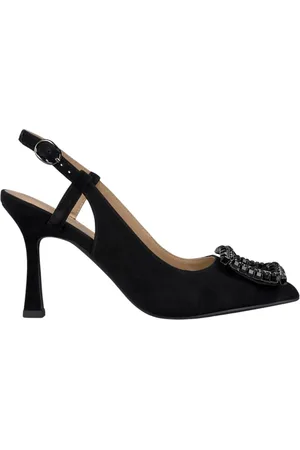 Alma en Pena Schoenen, Dames, Zwart, 39 EU, Broche hak schoen