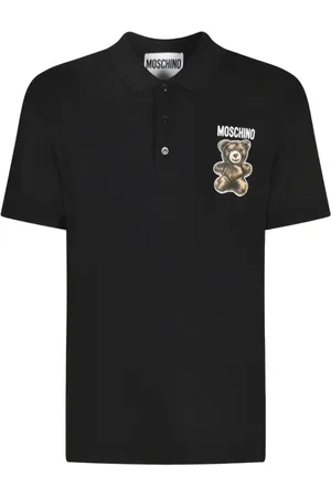 Moschino Tops, Heren, Zwart, M, Stijlvolle T-shirts en Polos