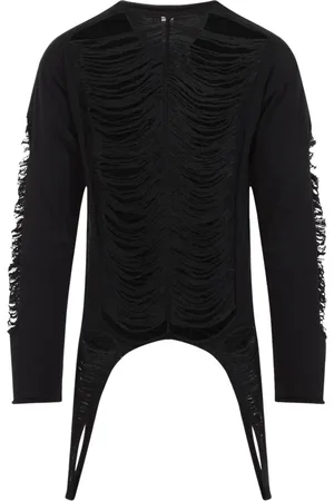 Rick Owens Tops, Heren, Zwart, L, Top met lange mouwen