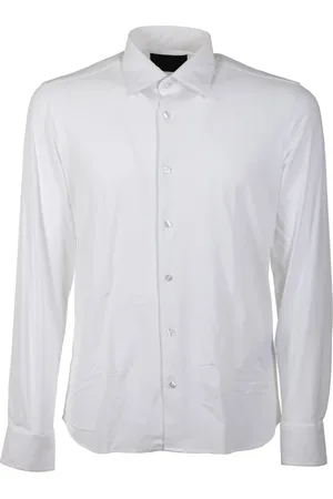 RRD Overhemden, Heren, Wit, S, Wit Oxford Slim Fit Overhemd