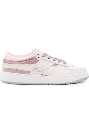 Givenchy Schoenen, Dames, Wit, 36 EU, Suède, Leren en Suède Low-Top Sneakers