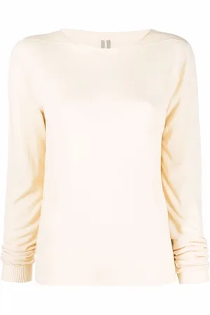 Rick Owens Sweatshirts & Hoodies, Dames, , M, Katoen, Casual Sweater met Ronde Hals