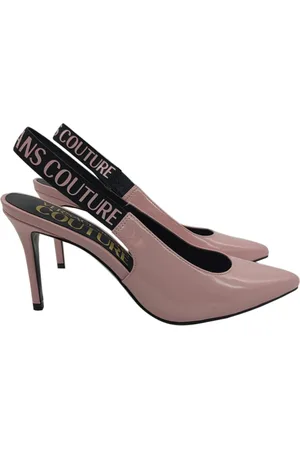 VERSACE Schoenen, Dames, Roze, 41 EU, Platte schoenen