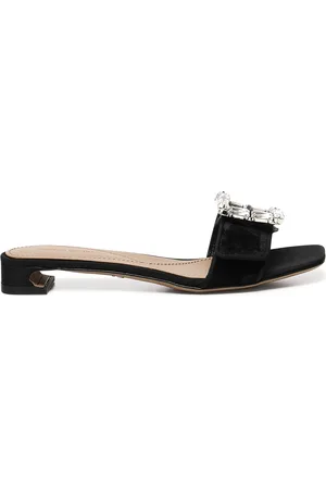 Dolce & Gabbana Schoenen, Dames, Zwart, 38 1/2 EU, Zwarte Sandalen voor Vrouwen