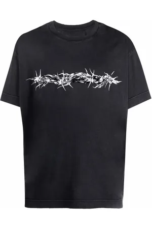 Givenchy Tops, Heren, Zwart, S, Katoen, Stijlvol T-shirt