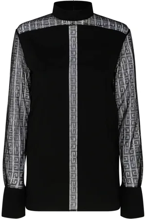 Givenchy Blouses & Shirts, Dames, Zwart, S, Zwart 4G Shirt