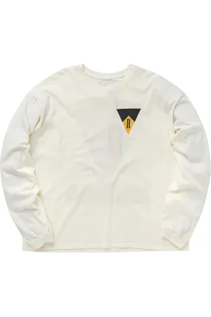 Rhude Tops, Heren, Wit, S, Katoen, Blood And Mud Long Sleeve Tee