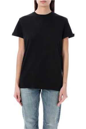 Golden Goose Tops, Dames, Zwart, S, Katoen, Distressed T-Shirt