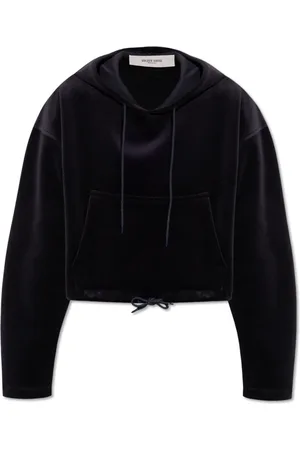Golden Goose Sweatshirts & Hoodies, Dames, Blauw, XS, Katoen, Velvet Hoodie