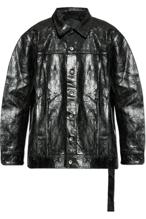 Rick Owens Jassen, Heren, Zwart, L, Katoen, Jumbo Worker Jacket
