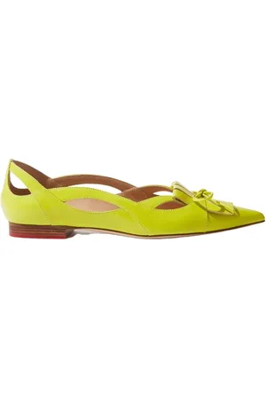 Scarosso Schoenen, Dames, Geel, 38 EU, Leer, Mimosa Ballerina`s