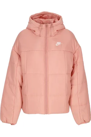 Nike Jassen, Dames, Roze, M, Polyester, Classic Puffer Donsjas