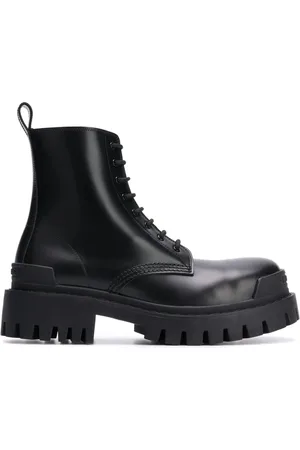 Balenciaga Schoenen, Dames, Zwart, 36 EU, Leer, Strike Bootie