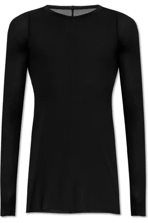 Rick Owens Tops, Heren, Zwart, L, Katoen, Level T T-shirt