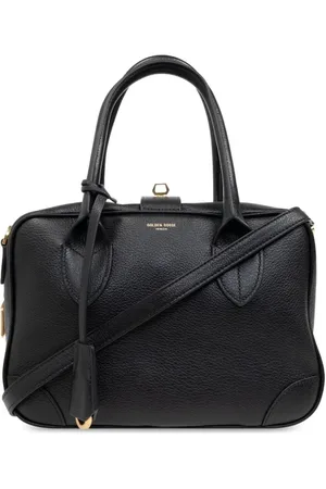 Golden Goose Tassen, Dames, Zwart, ONE Size, Leer, Rechthoekige Body Bag