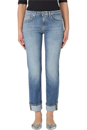 Dondup Jeans, Dames, Blauw, W30, Stijlvolle Reina Jeans voor vrouwen