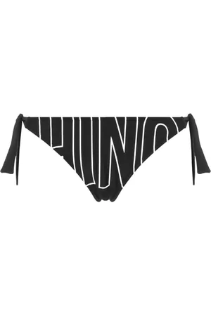 Moschino Badkleding, Dames, Zwart, L, Zwart zee kleding met logoprint