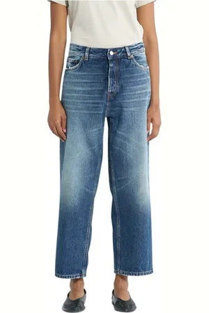 haikure Jeans, Dames, Blauw, W24, Denim, Wide Jeans