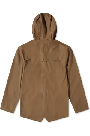 Rains Jassen, Heren, Bruin, M, Polyester, Modieuze Unisex Waterdichte Jas