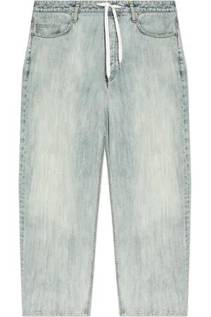 Balenciaga Jeans, Heren, Blauw, S, Katoen, Wide-leg Jeans