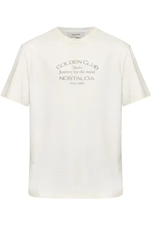 Golden Goose Tops, Heren, Wit, S, Katoen, T-shirt