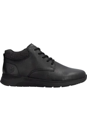 Rieker Schoenen, Heren, Zwart, 44 EU, Wol, Enkelboots met veters