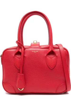 Golden Goose Tassen, Dames, Rood, ONE Size, Leer, Vita Leren Tas