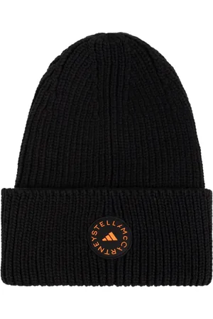 adidas Accessoires, Dames, Zwart, ONE Size, Katoen, Muts met logo